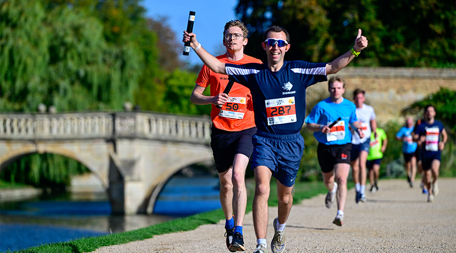Chariots of Fire relay race brings Cambridge history to life